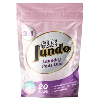Капсулы для стирки белья Jundo, универсальный, &quot;Laundry pods DUO&quot;, 20 шт