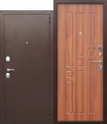 Входная металлическая дверь Гарда 8 мм, рустикальный дуб, 2050х960 мм (правая)