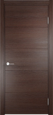 Дверь межкомнатная экошпон Верда (Verda) Турин 01 ДГ, дуб графит вералинга, 2000х900 мм