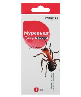 Ловушка-приманка от муравьев Муравьед Супер, 4х1,5 г