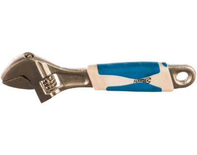 Разводной ключ Hardax 200 мм, двухкомпонентная рукоятка 43-1-320