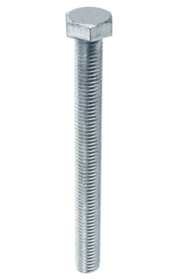 Болт Госкреп с шестигранной головкой, оцинкованный, DIN 933 М10х40 (20 шт)
