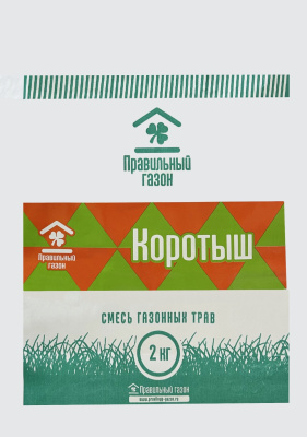 Семена газона Клевер-Строй Правильный газон Коротыш, 2 кг