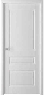 Дверь межкомнатная глухая Верда (Verda) Каскад ДГ ПВХ, белый ясень, 2000х900 мм