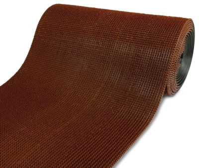 Покрытие ковровое щетинистое (135), в рулоне, коричневый, 15х0,9 м