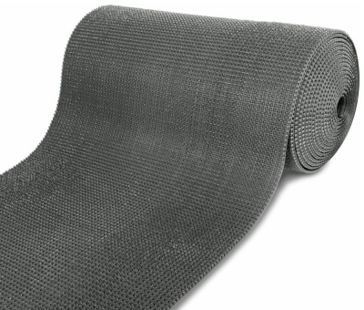 Покрытие ковровое щетинистое (128), в рулоне, серый металлик, 15х0,9 м