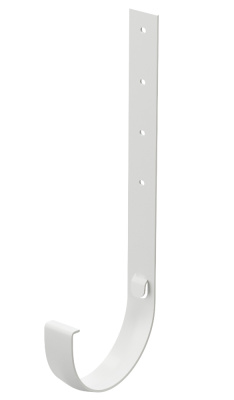 Кронштейн желоба Docke STANDARD (Standart)  металлический 120 мм, белый RAL 9003