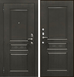 Входная металлическая дверь SD Prof-10 Троя, венге/венге, 2070х980 мм