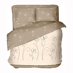 Комплект постельного белья Волшебная Ночь, Фиалка монмар, 50х70 см, 1,5 спальный
