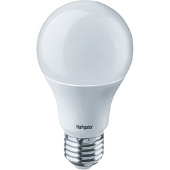 Лампа светодиодная Navigator 94 387 NLL-A60-10-230-2.7K-E27, груша, 10 Вт, 750lm, 2700К
