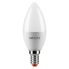 Лампа светодиодная Wolta LED С37 25SC7.5E14 / E14, свеча, 7,5 Вт, 625lm 4000K
