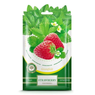 Ароматизатор-освежитель воздуха Greenfield Strawberry, фруктовая композиция