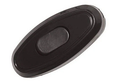 Переключатель на шнур, с черной клавишей, черный (A0106)