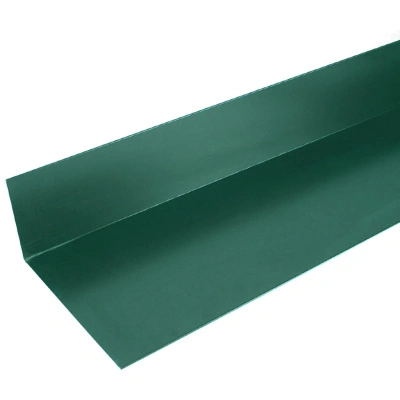Планка примыкания 90х200 мм, 2 м, темно-зеленая (RAL 6005)