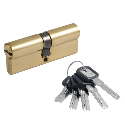 Цилиндровый механизм Нора-М, ключ-ключ, ЛПУ-80, усиленный, золото
