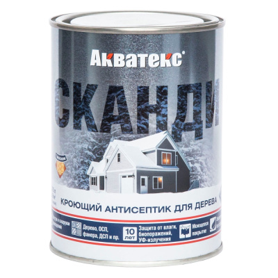 Антисептик кроющий Акватекс, Сканди, лакрица, 0,75 л