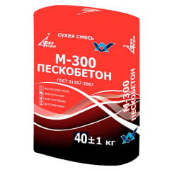 Сухая смесь Пескобетон М-300 ФинСтрой (ГОСТ), 40 кг