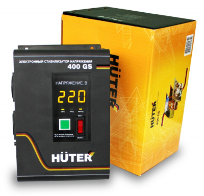 Стабилизатор напряжения Huter 400GS, 0,35 кВт