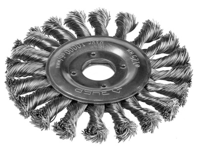 Щетка дисковая для УШМ (125х22 мм), стальная проволока, Зубр 35190-125_z01
