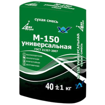 Сухая смесь универсальная М-150 ФинСтрой (ГОСТ), 40 кг