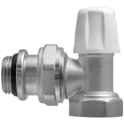Клапан нижний запорный для радиатора угловой 1/2&quot; с упорной прокладкой, MP-У ИС.030285