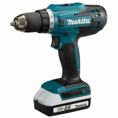 Аккумуляторная дрель-шуруповерт Makita DF488D004, 18 В (2х2 Ач)