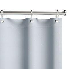 Шторка для ванной Fora, однотонная, белый, 180х180 см