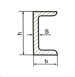 Швеллер стальной 22