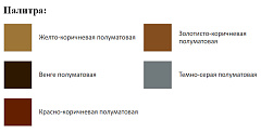 Эмаль акриловая для пола Ореол, полуматовая, венге, 2,3 кг