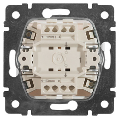 Выключатель 1 клавишный, белый VALENA (индивидуальная упаковка) (694260)