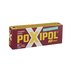 Клей POXIPOL, эпоксидный, прозрачный, 70 мл