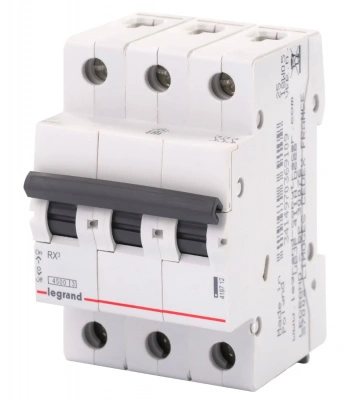 Автоматический выключатель Legrand RX3, 3P (50А; 4,5kA), 419713