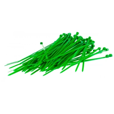 Набор хомутов Сибртех, пластиковые, зеленые, 2,5х150 мм, 100 шт