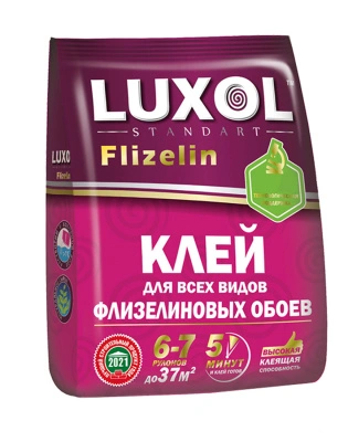 Клей обойный Luxol Standart флизелиновый 6-7 рулонов 200 г