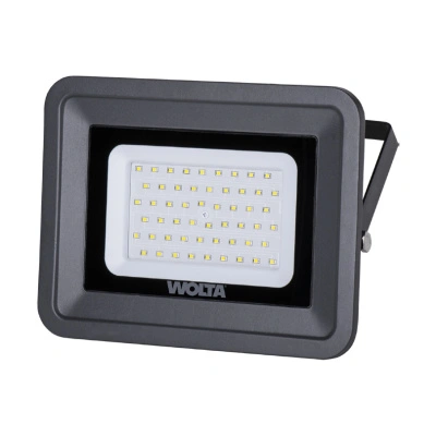 Светодиодный прожектор Wolta, WFL-50W/06, 50 Вт, 5700К, IP65, 4500 Лм, серый