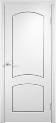 Дверь межкомнатная Верда (Verda) Кэрол ДГ, ПВХ, белый, 2000х600 мм
