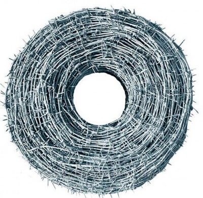 Проволока колючая 2,0/1,6 мм, оцинкованная, 100 м