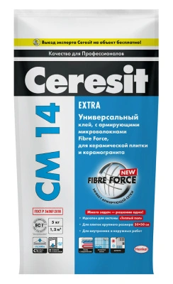 Клей плиточный Ceresit CМ 14, 5 кг