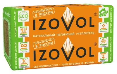 Утеплитель Izovol Ст-50, 1200х600х50 мм, 8 шт