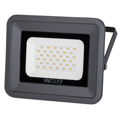 Светодиодный прожектор Wolta, WFLS-30W/06, 30 Вт, 4000К, IP65, 2700 Лм, серый