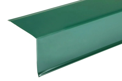 Планка торцевая 20х80х80х20 мм, 2 м, темно-зеленая RAL 6005