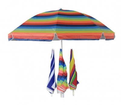 Зонт цветной 2,4м разноцветный плотная ткань