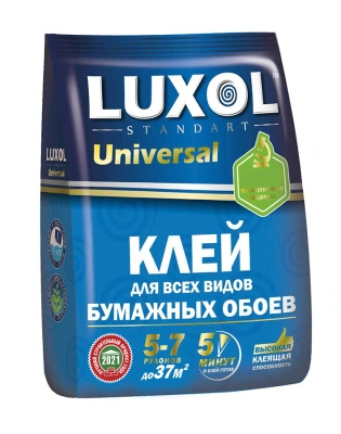 Клей обойный Luxol Standart универсальный 5-7 рулонов 180 г