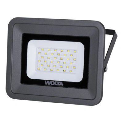 Светодиодный прожектор Wolta, WFL-30W/06, 30 Вт, 5700К, IP65, 2700 Лм, серый