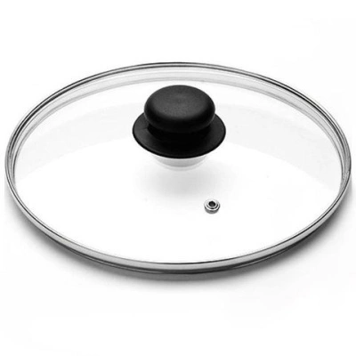 Крышка стеклянная для посуды с металлическим ободом TimA 4716, 16 см