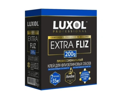 Клей обойный Luxol Professional Extra Fliz флизелиновый 5-7 рулонов 200 г