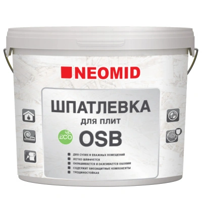 Шпатлевка для плит OSB &quot;НЕОМИД&quot; 7 кг