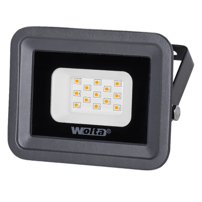Светодиодный прожектор Wolta, WFLS-10W/06, 10 Вт, 4000К, IP65, 900 Лм, серый