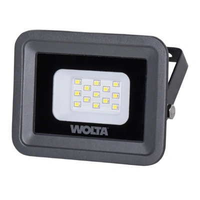 Светодиодный прожектор Wolta, WFL-10W/06, 10 Вт, 5700К, IP65, 900 Лм, серый