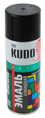 Краска аэрозоль KUDO универсальная серый 520 мл